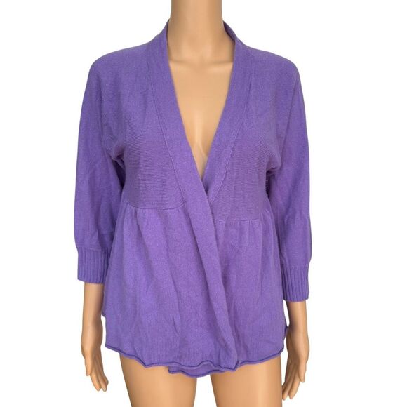 Calypso Christiane Celle 100% Cashmere Sweater cardigan Size M - Picture 1 of 6